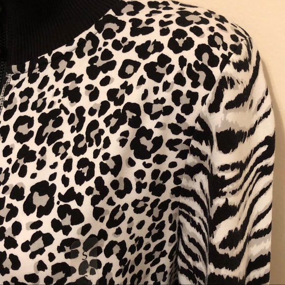 NWOT Jones NewYork Sport Animal Print Jacket - Picture 2 of 7